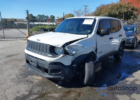 2018 Jeep Renegade Sport 4X4 from USA, damaged, VIN ZACCJBAB3JPJ44169